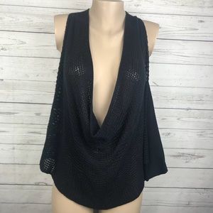 Roxy Sleeveless Pullover Sweater Blouse